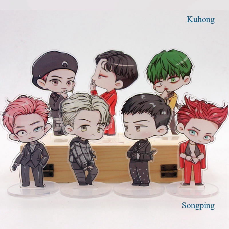 Bảng giá đỡ trưng bày hình thành viên nhóm nhạc EXO