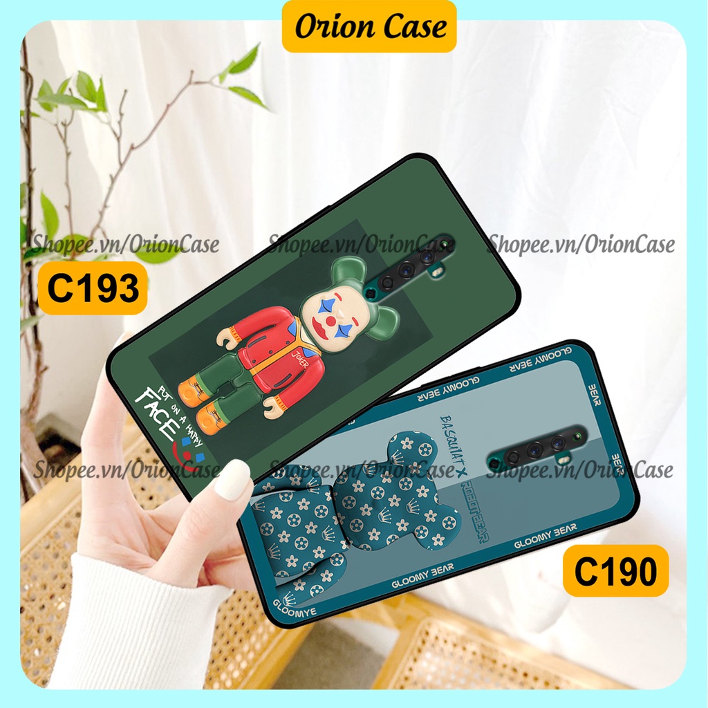 Ốp lưng Oppo Reno 2 / Reno2 F - Reno 2f in hình bearbrick 3D thời trang, cá tính. ốp chống sốc, bền đẹp