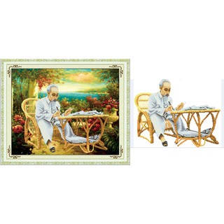 Tranh đính đá mẫu người H1109