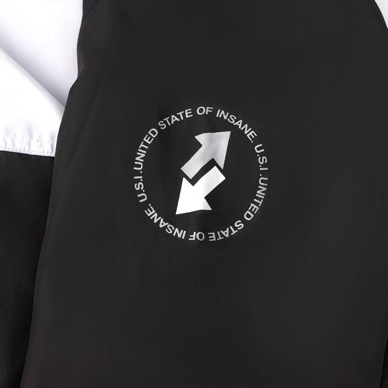 Áo Khoác Dù INSANE l WindBreaker B/W Jacket