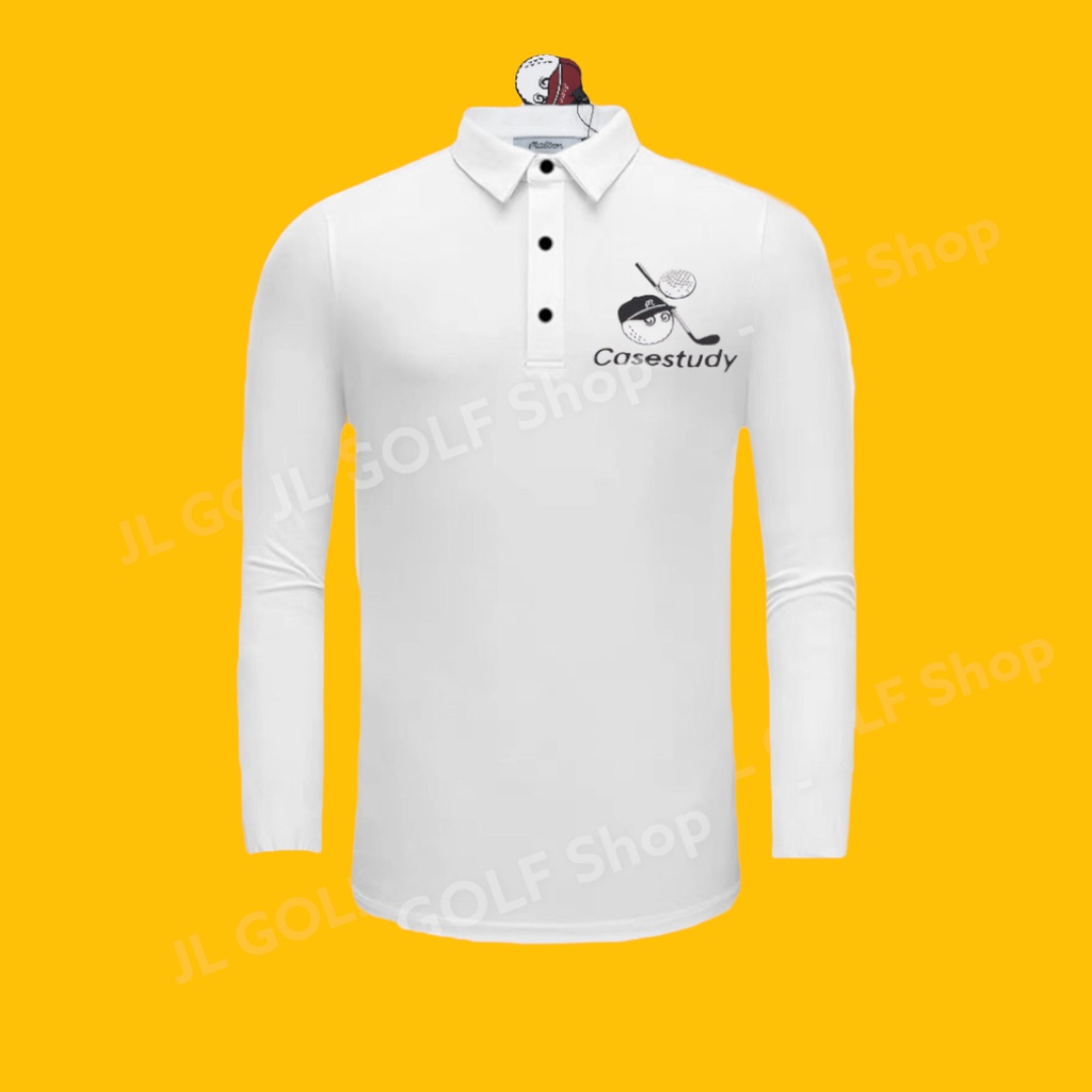 Áo tay dài thể thao golf Malbon, áo thể thao golf dành cho nam, áo golf Malbon cao cấp