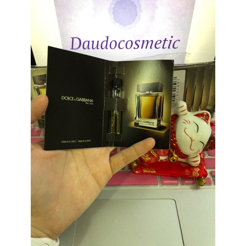 [ vial nam ] Nước hoa Dolce & Gabbana The One For Men D&G The One For Men EDT 1.5ml - EDP INTENSE 0.8ml | Thế Giới Skin Care