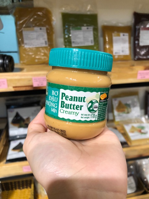 Bơ đậu phộng mịn Peanut Butter Creamy Golden Farm 170gr-510gr