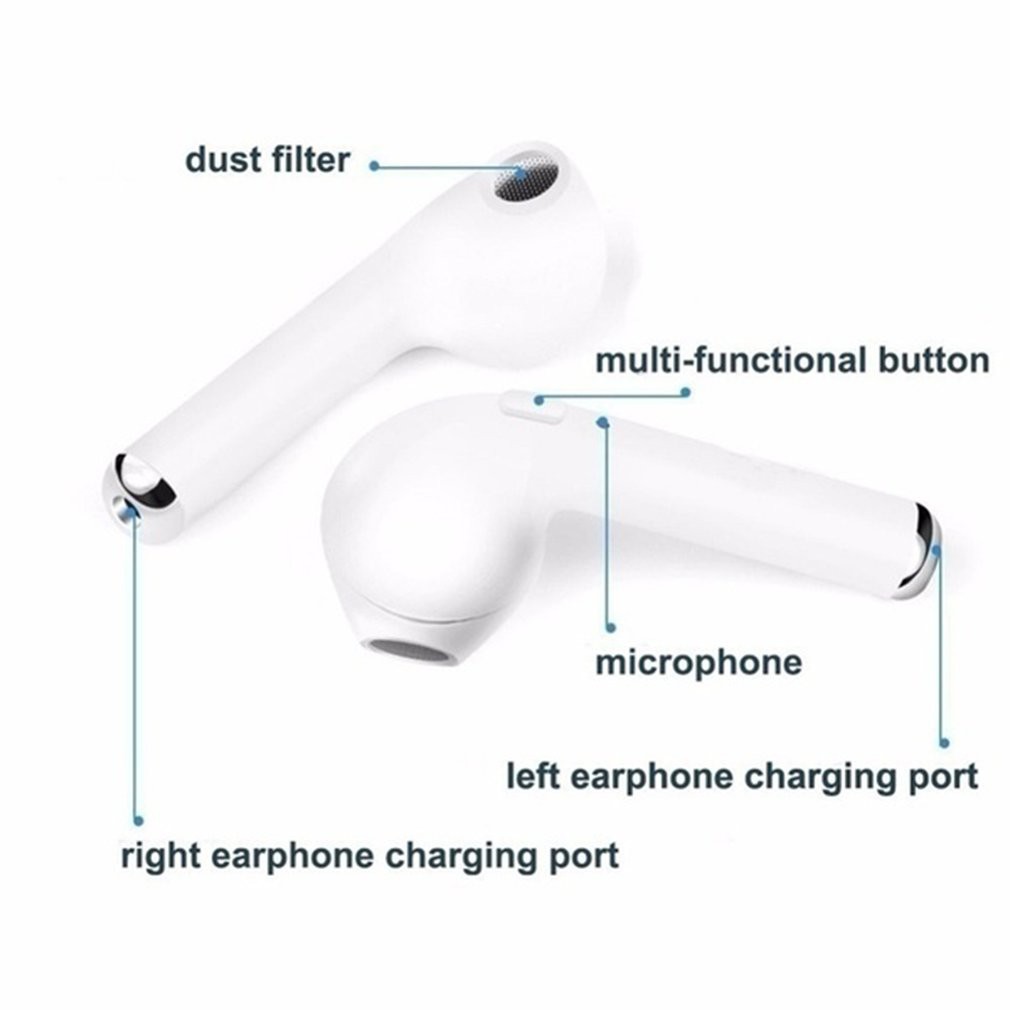 Ele】 [GIÁ HUỶ DIỆT] Tai nghe Bluetooth không dây i7s- Tai nghe đơn