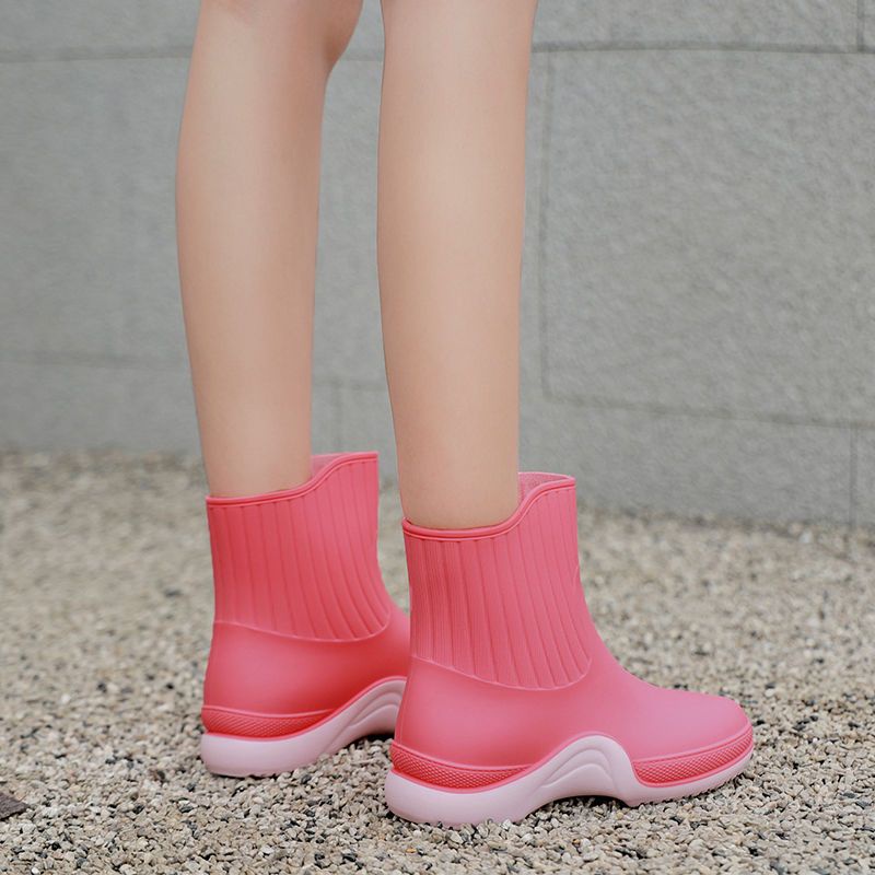Ủng Đi Mưa Chống Trượt Siêu Nhẹ Thời Trang Theo Phong Cách Nhật Bản