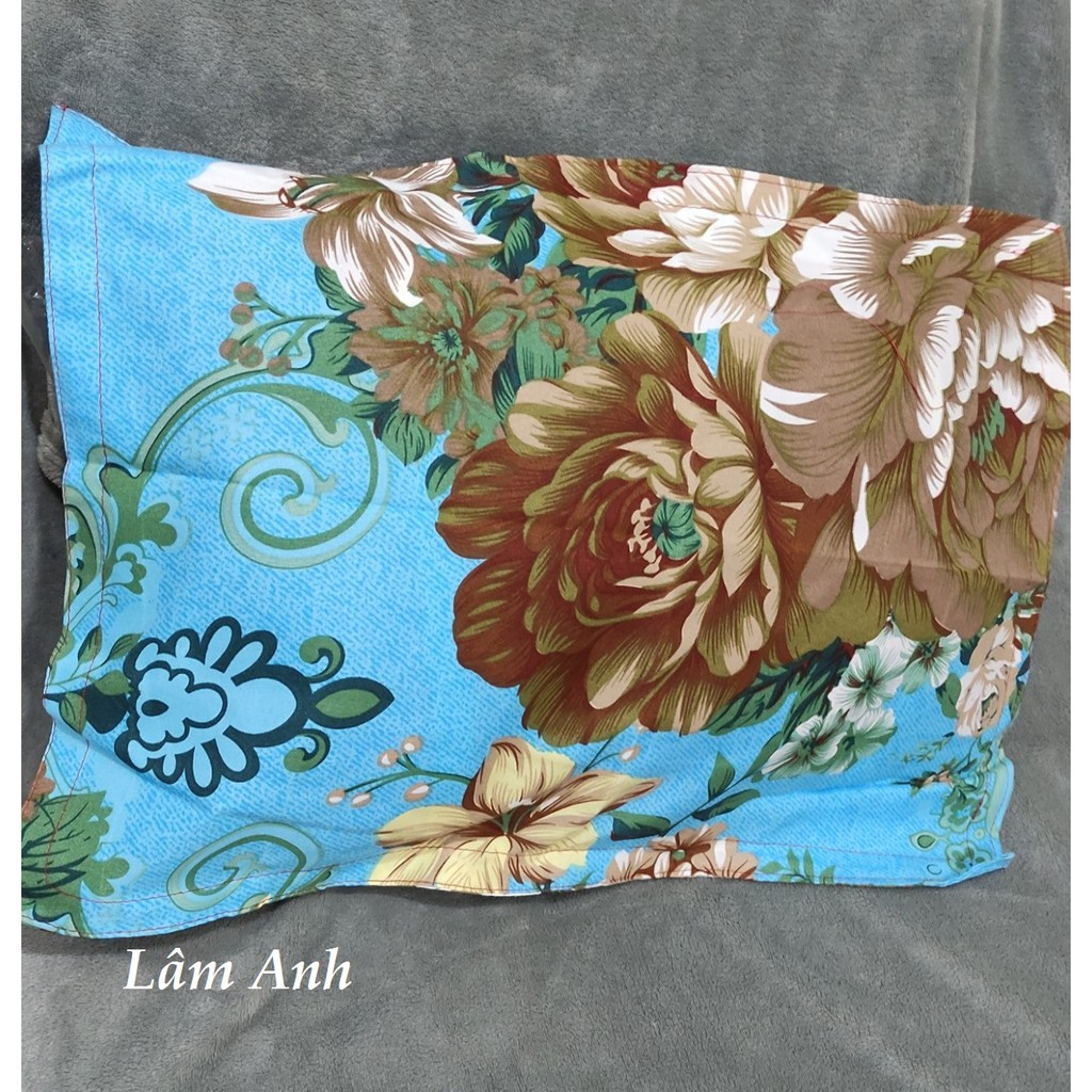 Vỏ Áo Gối Cotton 30x50cm Màu Bông Hoa Lá Siêu rẽ