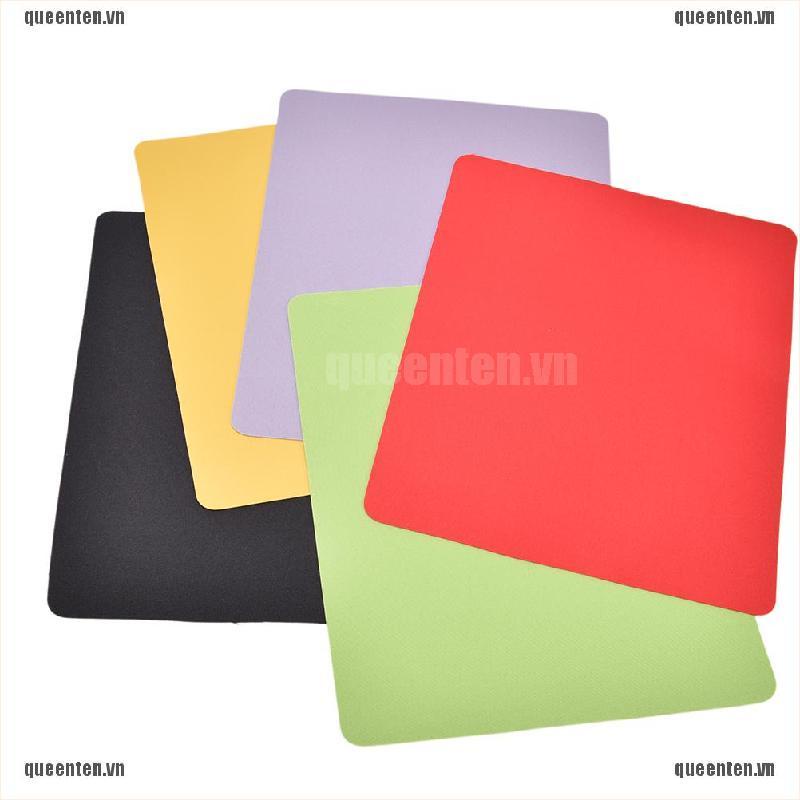 Hot 21.5 x 17.5cm Gaming PC Laptop Mouse Pad Anti-Slip Solid Color Rectangle Mat QUVN