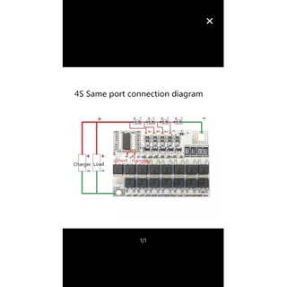 Mạch BMS 4s 100a - pin sắt lifepo4 3,2v