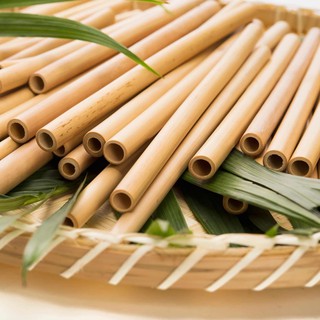 Bộ 5 ống hút tre