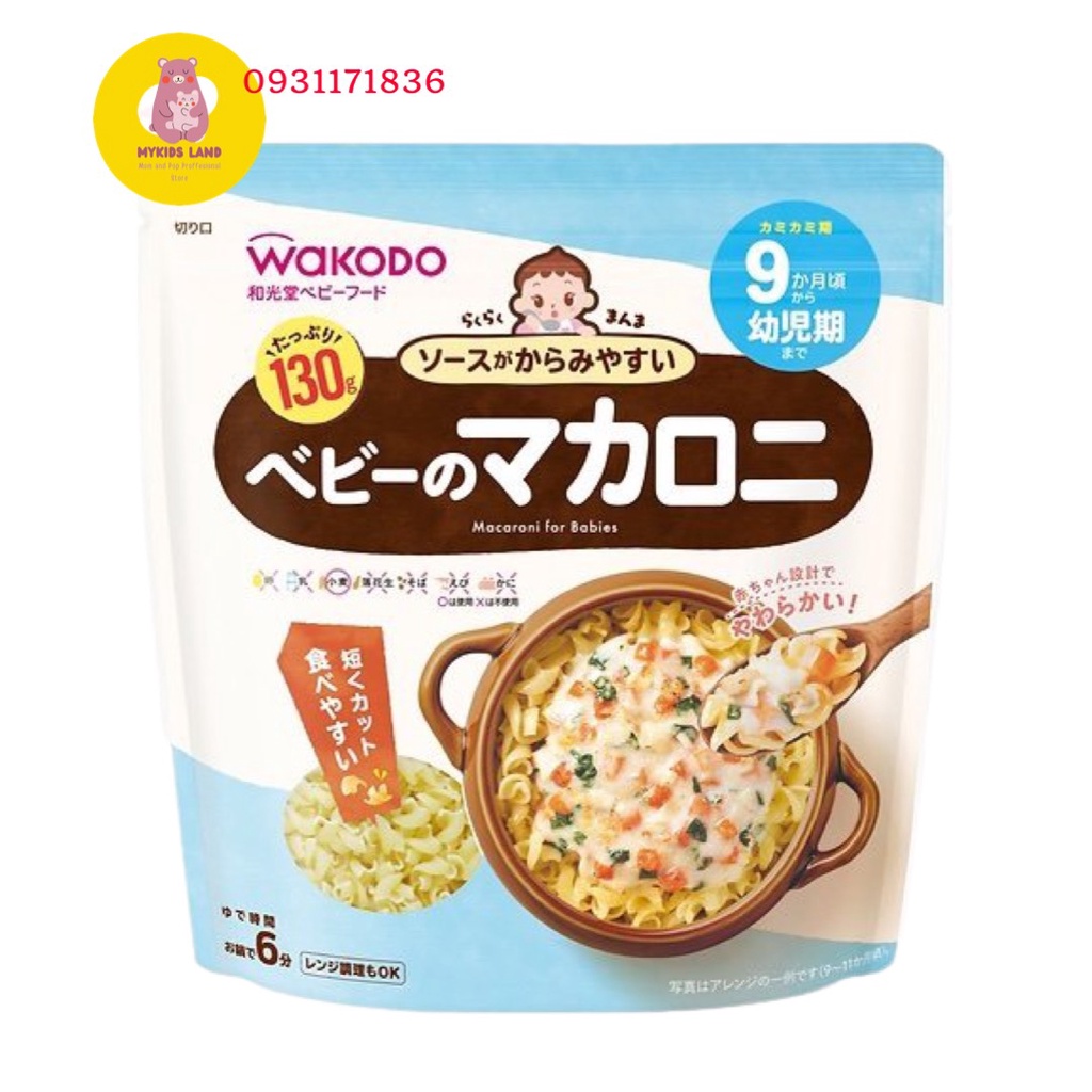 [Date 2024] Mì Somen Udon Nui Wakodo Cho Bé Ăn Dặm Từ 5M+ 7M+ 9M+ Nhật Bản 130g