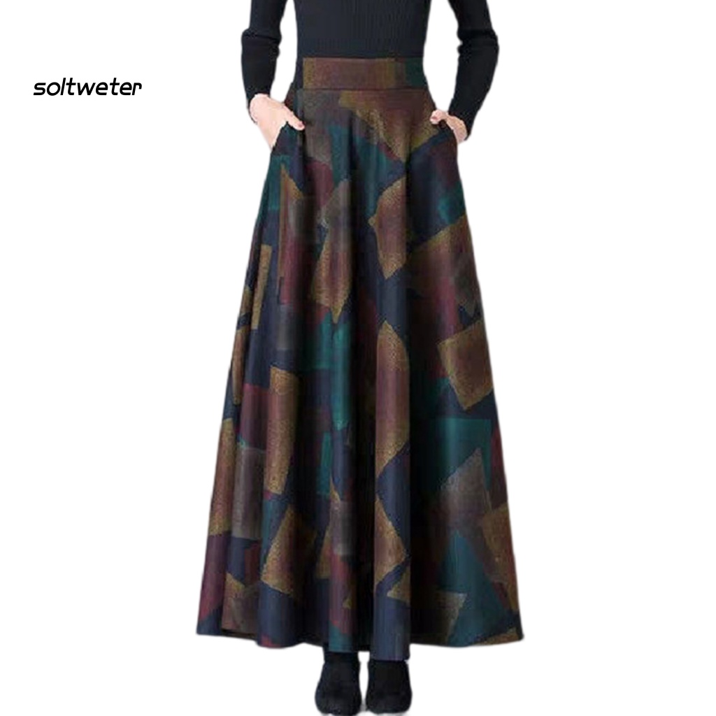 Chân Váy Chữ A Họa Tiết Kẻ Sọc Vuông Phong Cách Retro Thời Trang Công Sở Cho Nữ