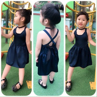 Váy yếm lụa cho bé gái đi biển SNT[S]