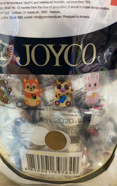 Kẹo Gấu Joyco Nga 150G