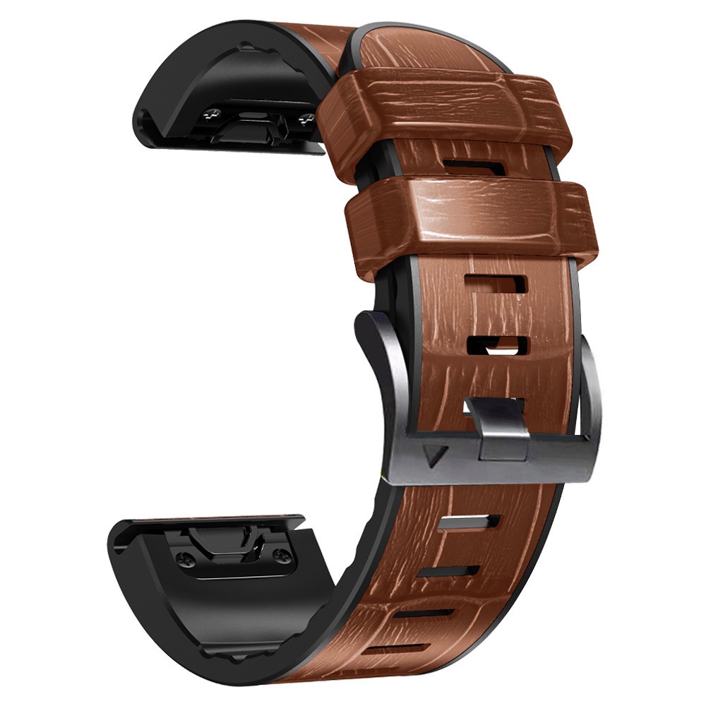 Dây Đeo Bằng Da Cho Đồng Hồ Garmin Fenix 7X 7 Garmin Fenix 6X Pro Tactix 7 Pro 22mm 26mm