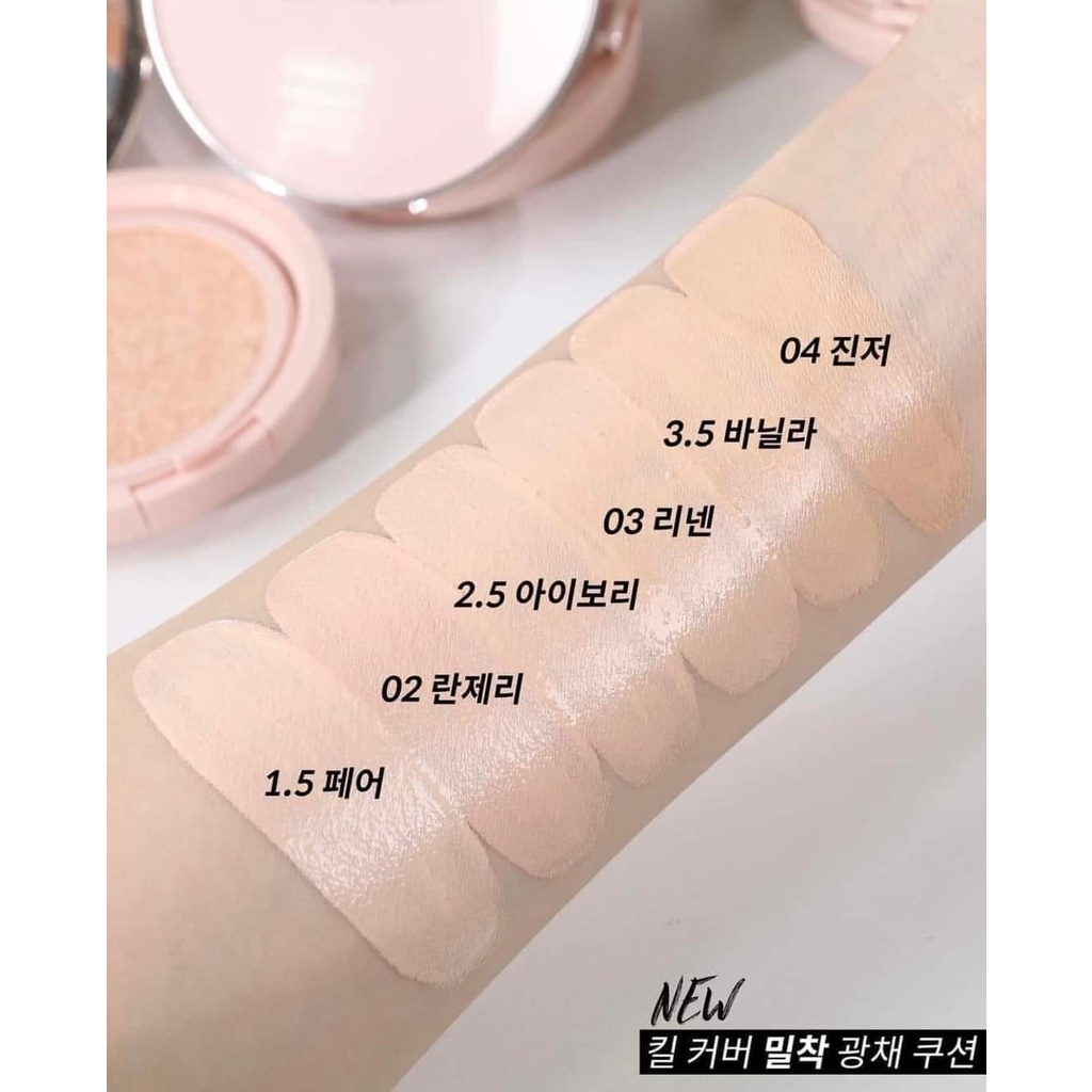 Set Phấn Nước Cushion Clio Kill Cover Glow Fitting 15g+15g