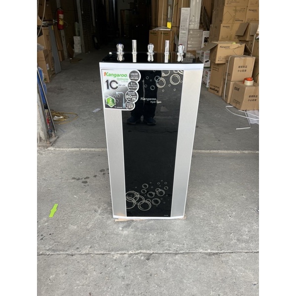 Máy lọc nước Kangaroo Hydrogen 10 cấp lọc 2 vòi KG100HK kg10a4 3 chế độ nước nóng lạnh nguội