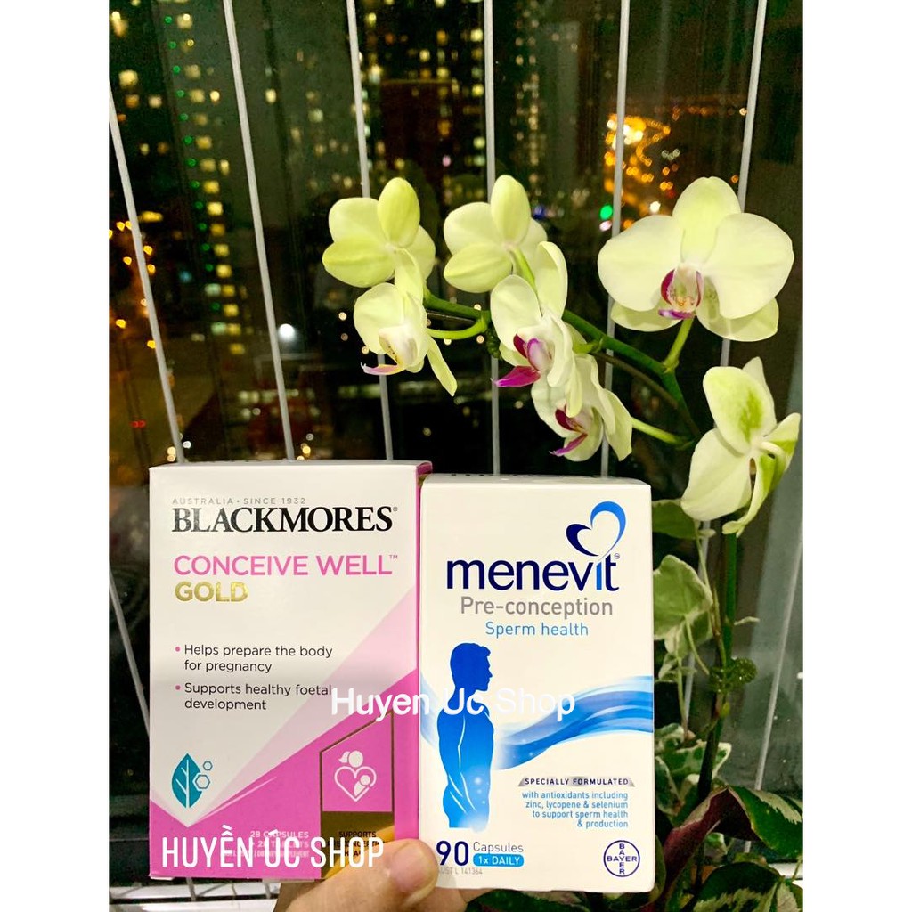 MENEVIT- Vitamin cho nam giới 90 viên của Úc, tăng chất lượng, số lượng tinh trùng - Hiếm muộn