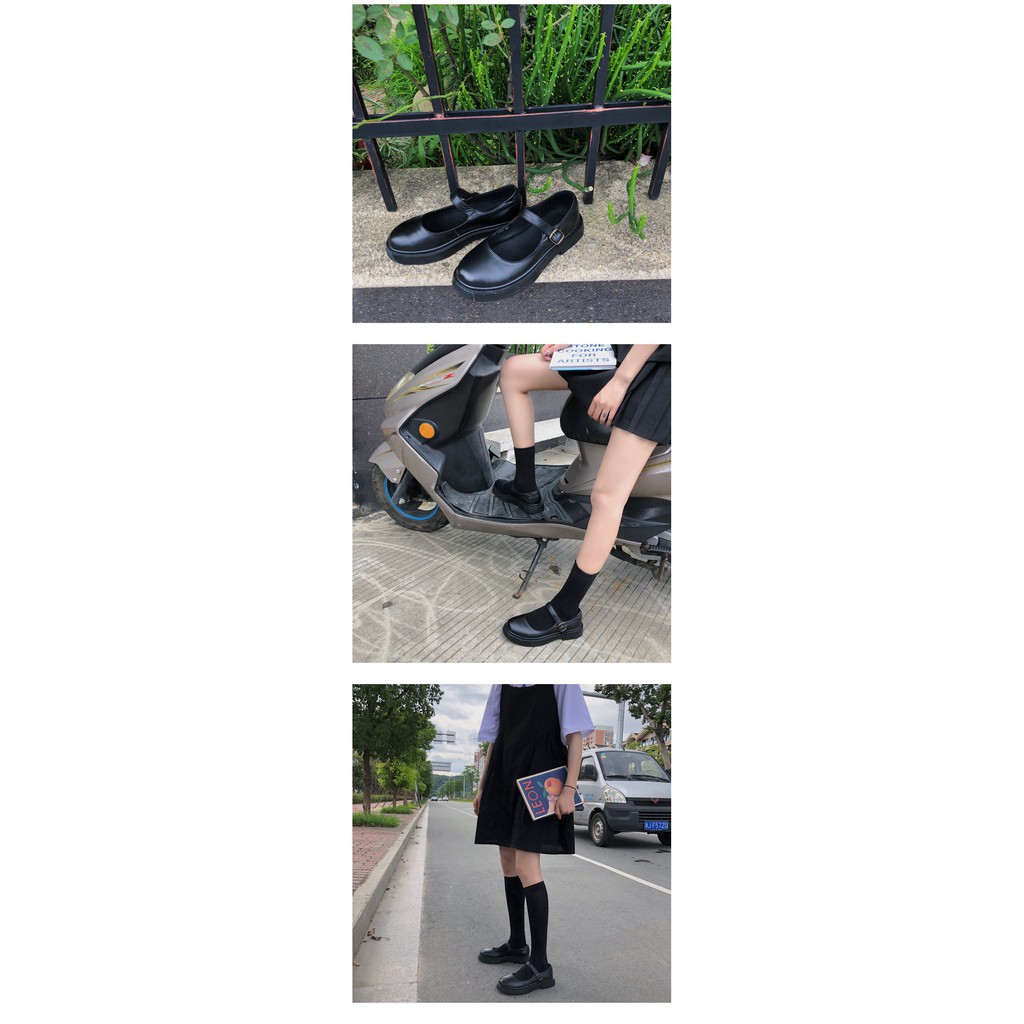 [ORDER] - G28_Giày da nữ ulzzang mũi tròn 1 dây Hàn Quốc | BigBuy360 - bigbuy360.vn