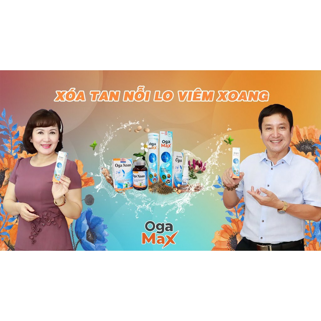 Mua 1 Sủi Tặng Ngay 1 Xịt Xoang Oga Max ✅Viên Sủi OGA MAX - Hỗ Trợ Viêm Mũi Dị Ứng, Viêm Xoang (Tuýp 20 viên) | BigBuy360 - bigbuy360.vn