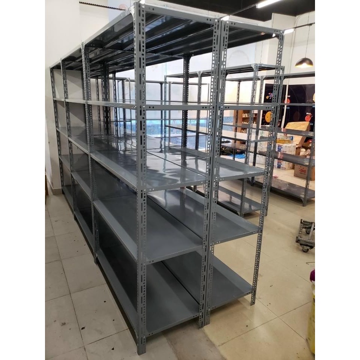 Kệ Sắt V Lỗ Đa Năng  Dài 1,5 m x Rộng 0,6m x Cao 1m-1,2m-1,5m-2m - 3,4,5,6 Tầng