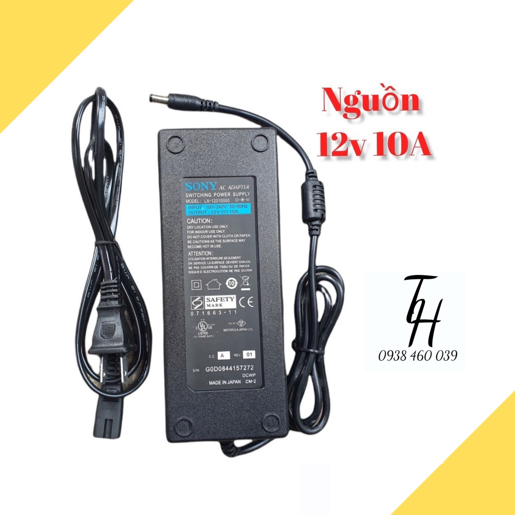 Bộ đổi nguồn220->12v: 1A----2A----3A----5A----5A SONY