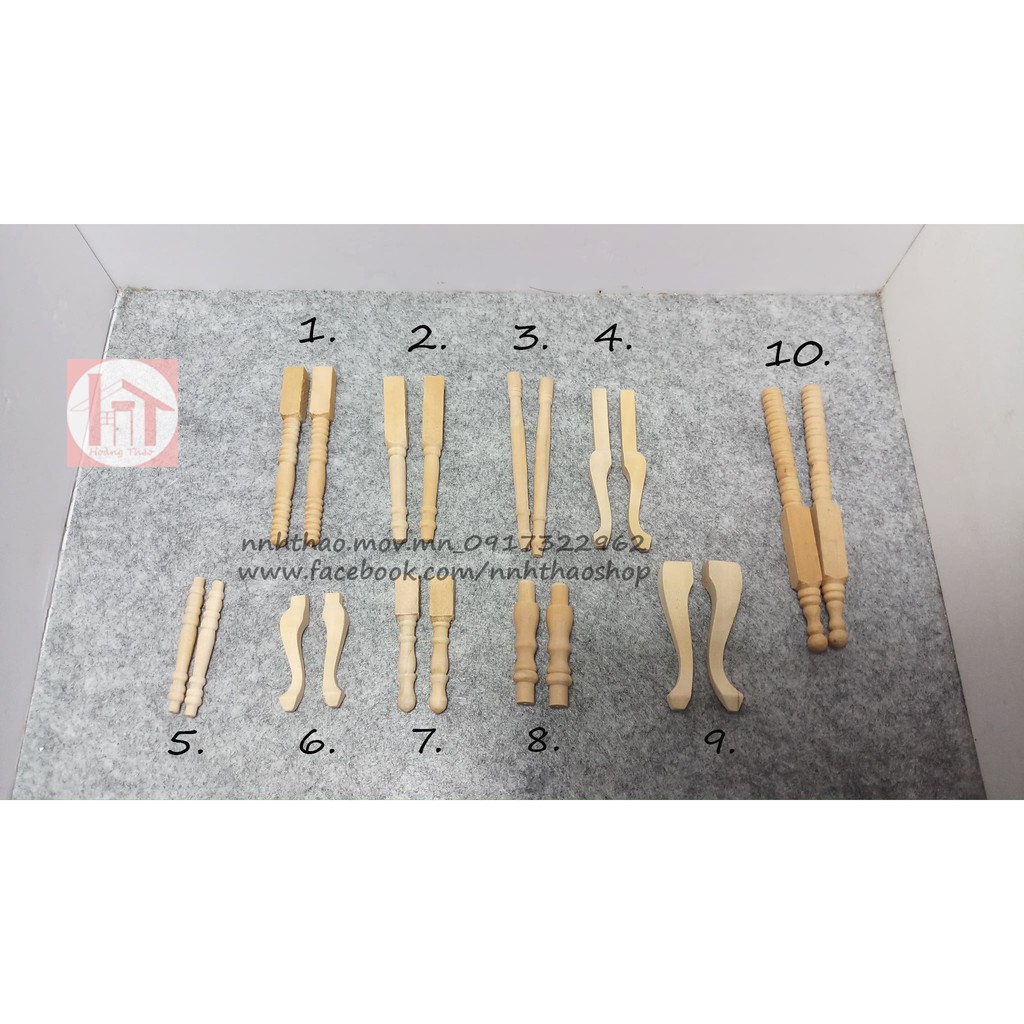 Miniature_phụ kiện làm nội thất mini bằng gỗ