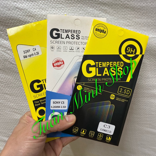 Dán cường lực Sony C3 - C4 - C5