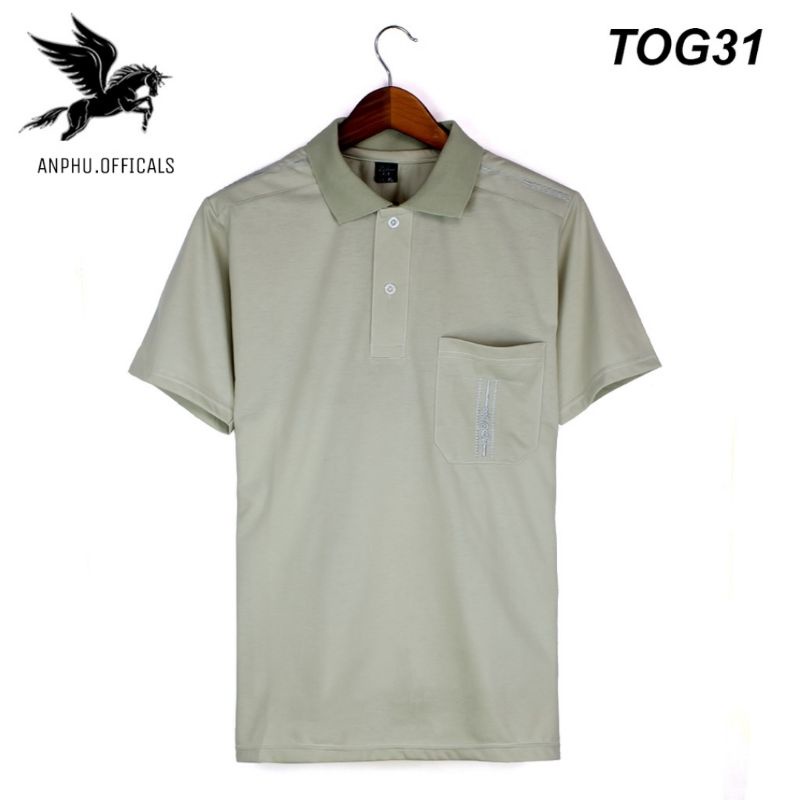 AP24 (Có size đại )Áo thun trung niên có cổ chất cotton mềm thấm hút mồ hôi