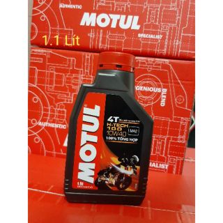1.1 Lít Nhớt Motul H-Tech 100 4T 10W40