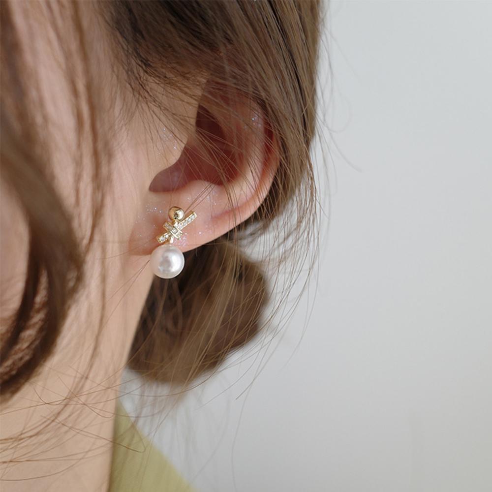 Bông Tai Mạ Bạc 925 Kiểu Dáng Thanh Lịch Thời Trang|Kim Làm Trang Sức Chuyên Dụng Chất Lượng