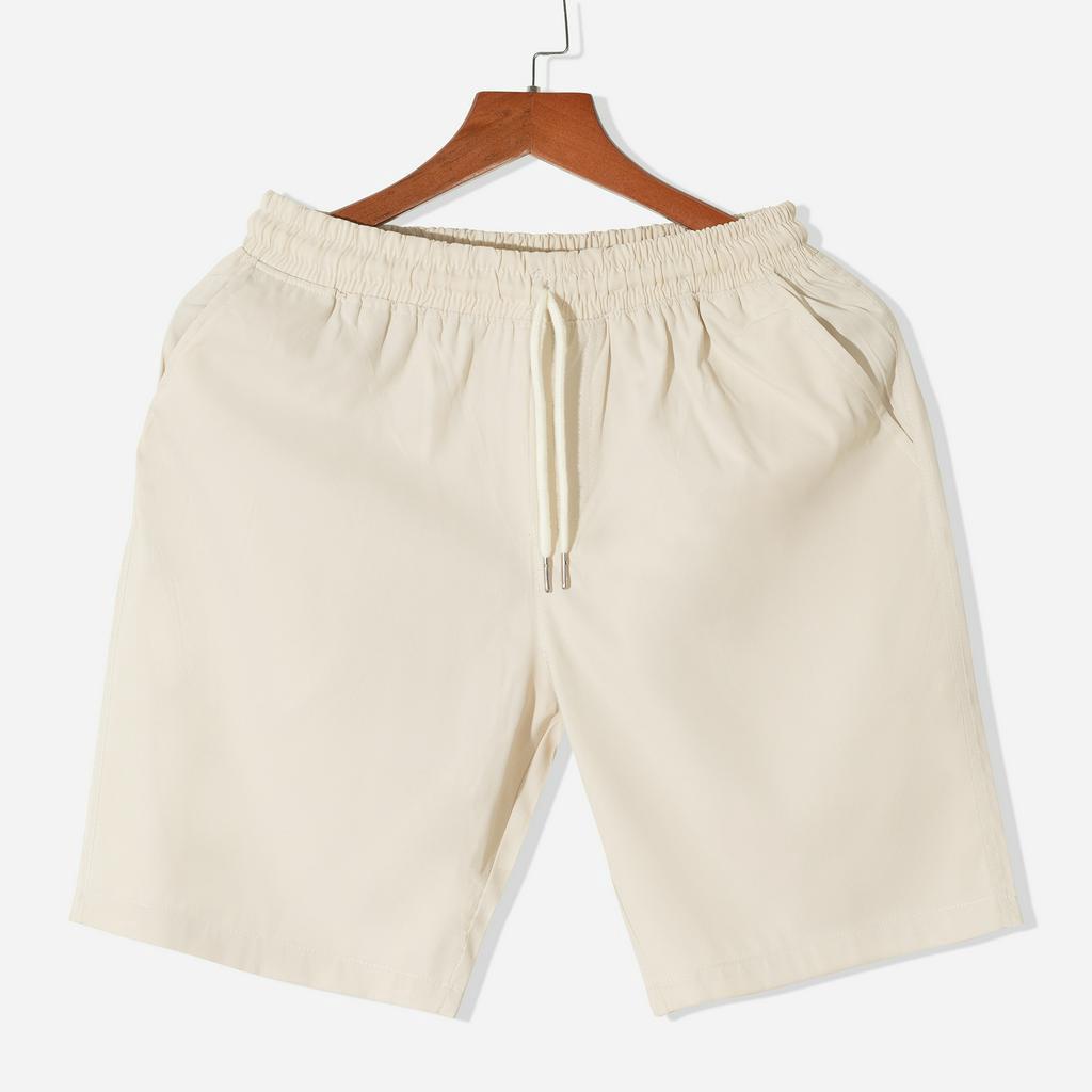 Quần short kaki nam ROUGH cạp chun, form đùi