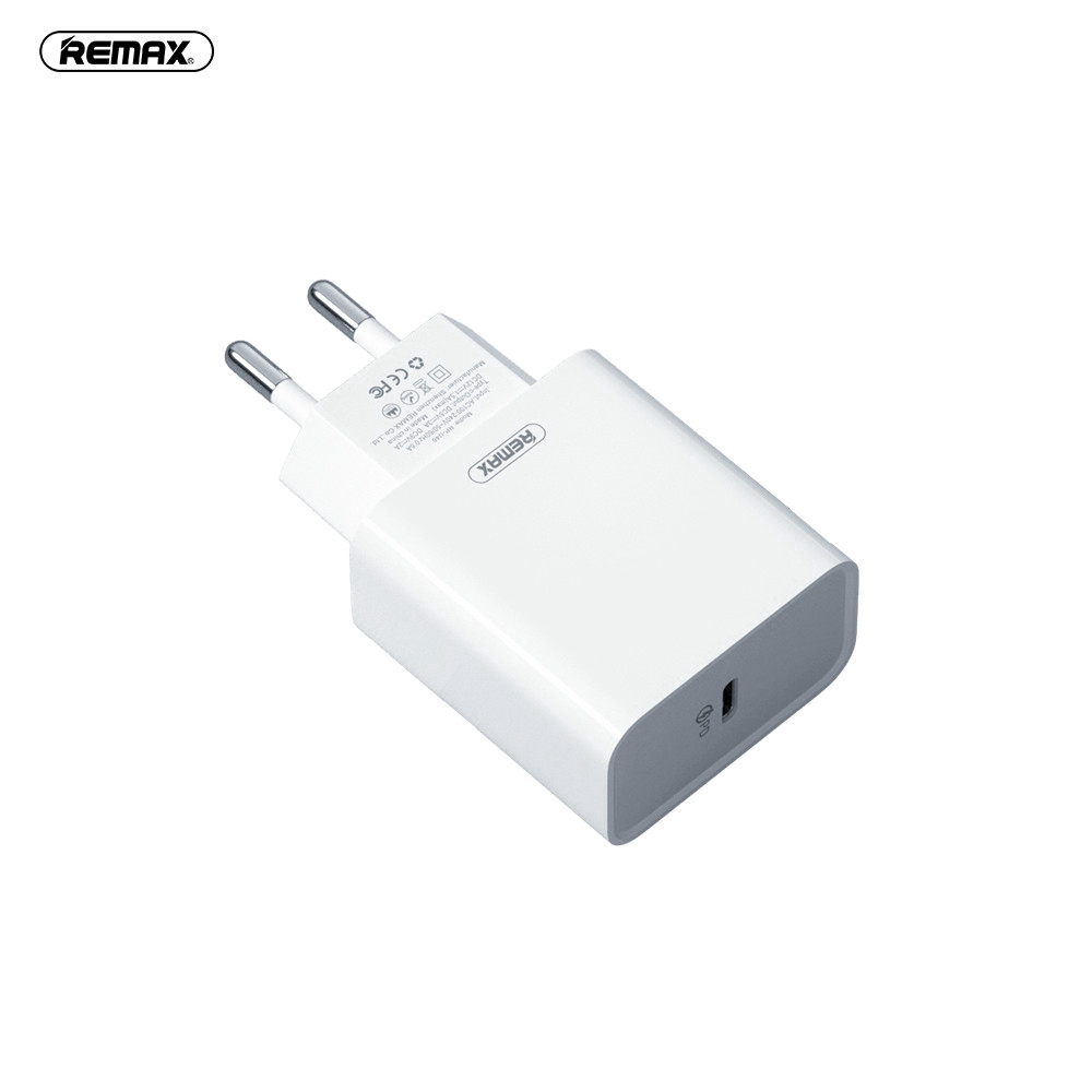 Remax type-c Port Charger Plug with EU US Plug 18w super PD 3.0 Fast Charging Adapter