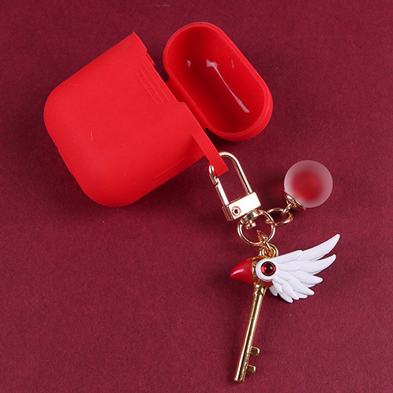 Móc khóa hình gậy phép thuật Sakura sáng tạo thời trang