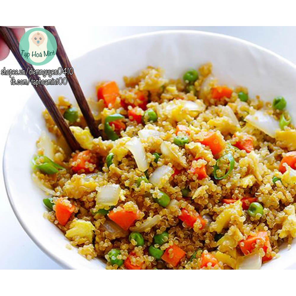 Diêm mạch quinoa trắng hữu cơ Markal 500g nấu ăn cho bé - Mint ăn dặm