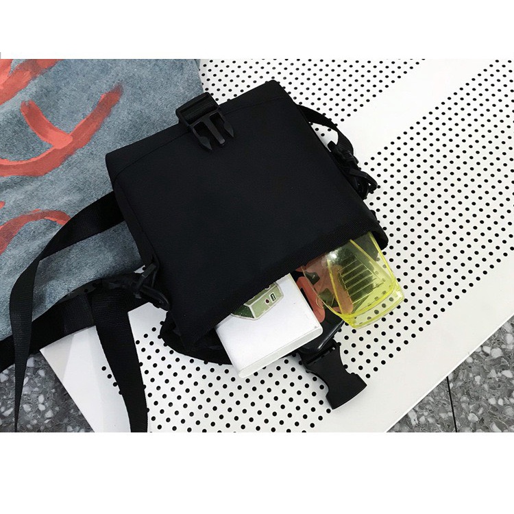 Túi đeo chéo mini thời trang unisex SGES phối màu phản quang