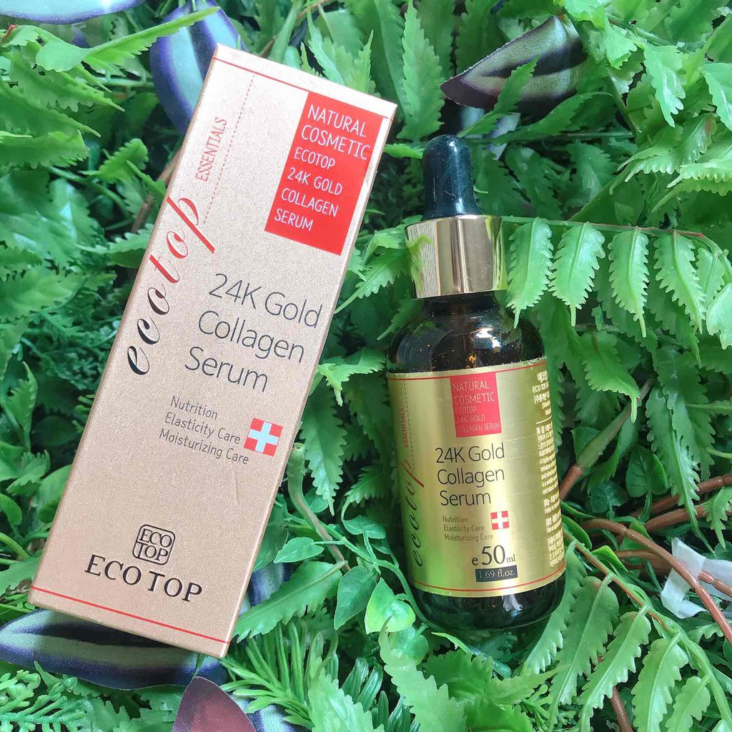 Serum chống lão hóa da 24K Gold Collagen Ecotop Hàn Quốc