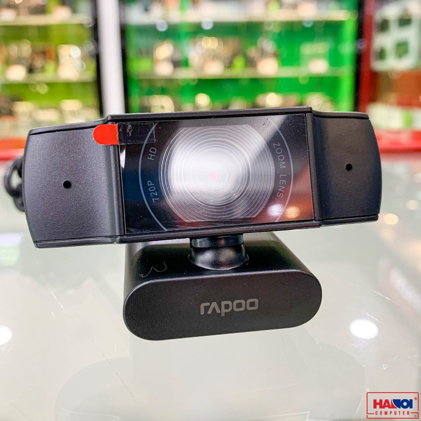Webcam Rapoo C200 HD 720P - [Chính hãng] Tích hợp mic chung cổng USB, 2 mic lọc ồn, Góc quay rộng - bảo hành 12 tháng | BigBuy360 - bigbuy360.vn