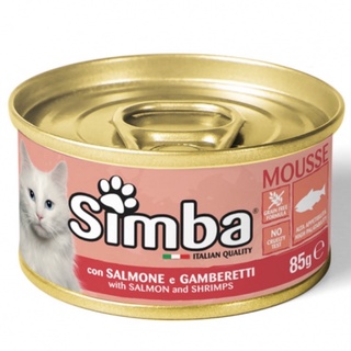 Pate simba cho mèo vị cá hồi & tôm lon 85g