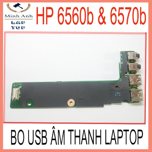 Thay bo usb kèm jack tai nghe laptop HP 6570b 6560b