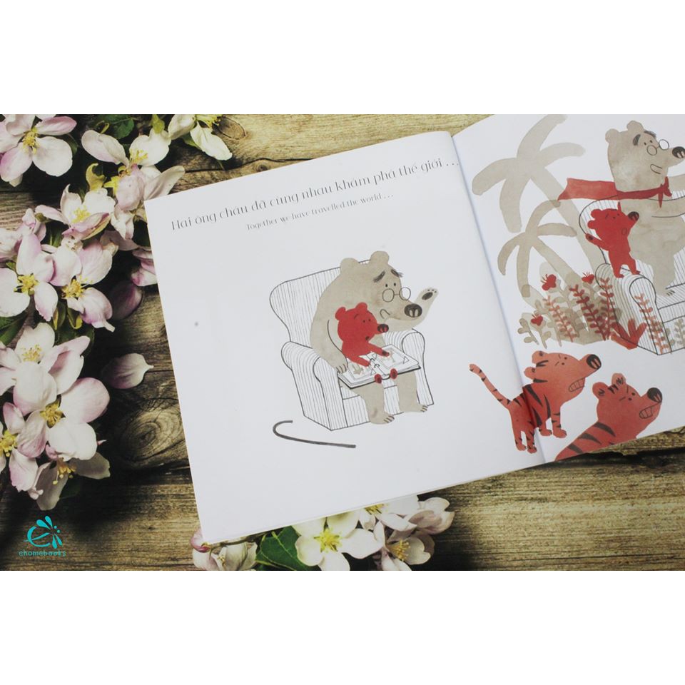 Sách tranh song ngữ Ông tớ
