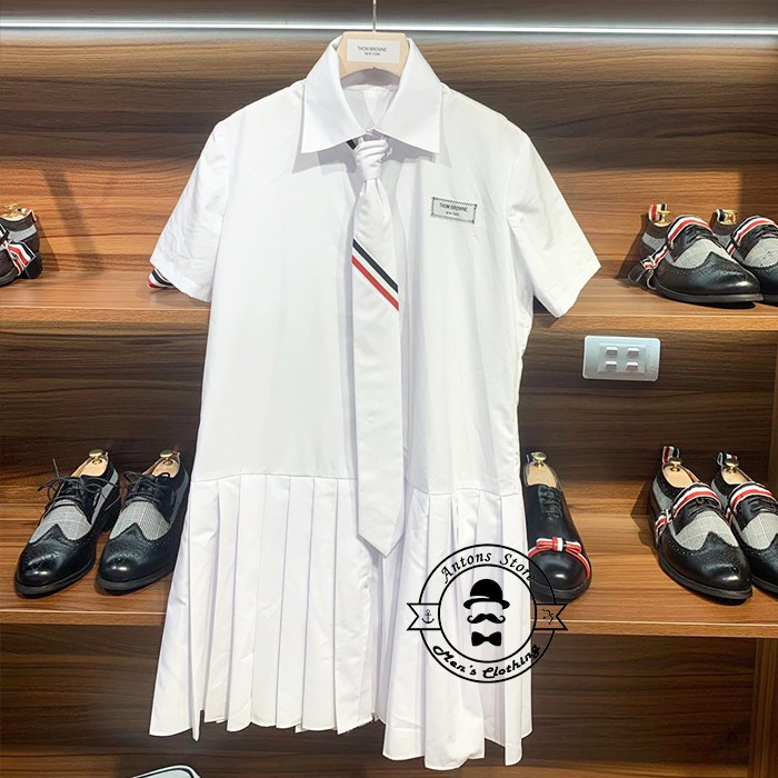 Váy Ngắn Tay Ngắn Thom Browne