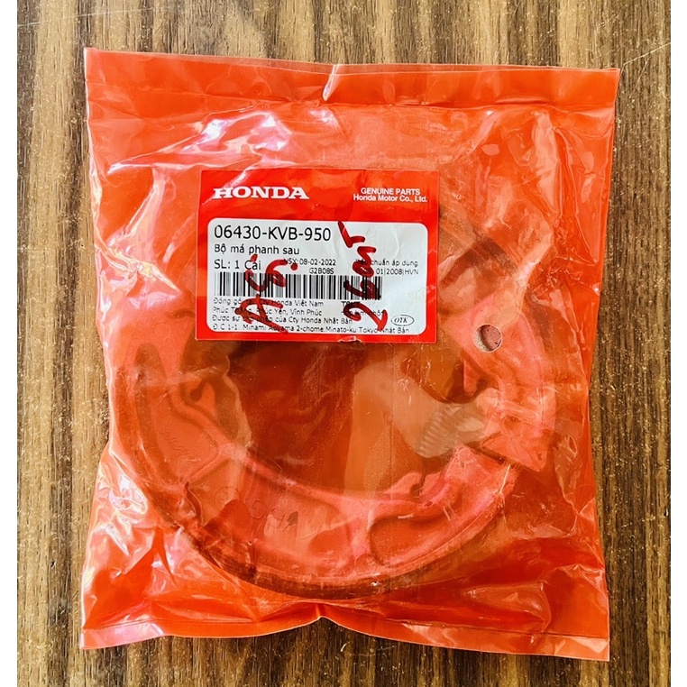Bộ Má Phanh Sau Honda Air Blade Chính Hãng