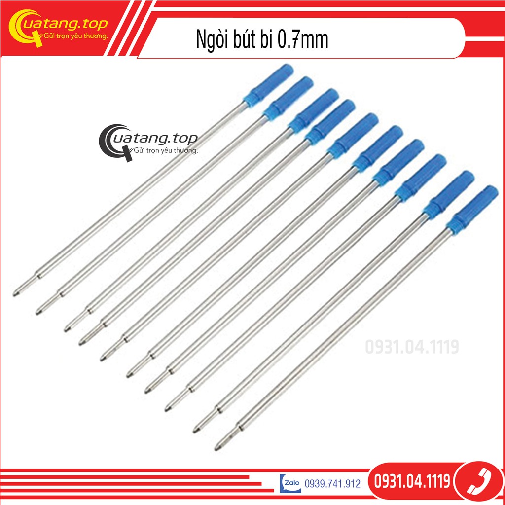 Ruột bút bi 0.7mm dùng cho bút gỗ xoay, bút ký tên và một số dòng bút CEO phổ biến trên thì trường