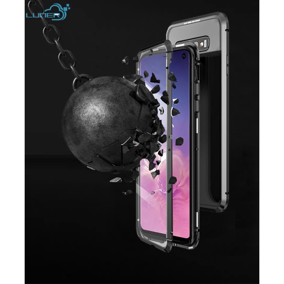 Ốp điện thoại kính cường lực mặt trước và mặt sau cho Samsung Note 8 9 10 10 Plus 10 Plus 10 Lite 20