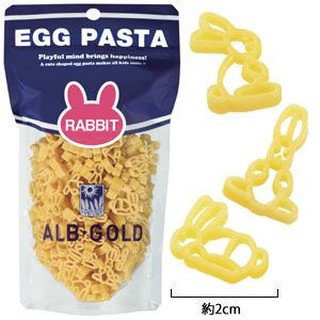 Mì nui Egg Pasta hình thỏ Rabbit, gói 90g. Nhật. date 2022