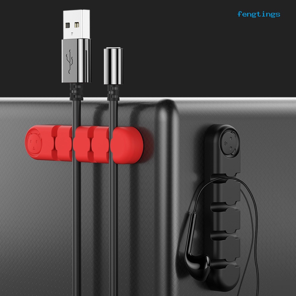 Kẹp giữ dây cáp bằng silicone tiện dụng