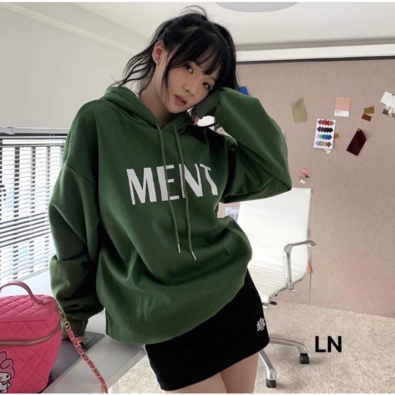 Áo hoodie nỉ cotton MENT LN12