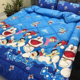 set chăn phao cotton poly