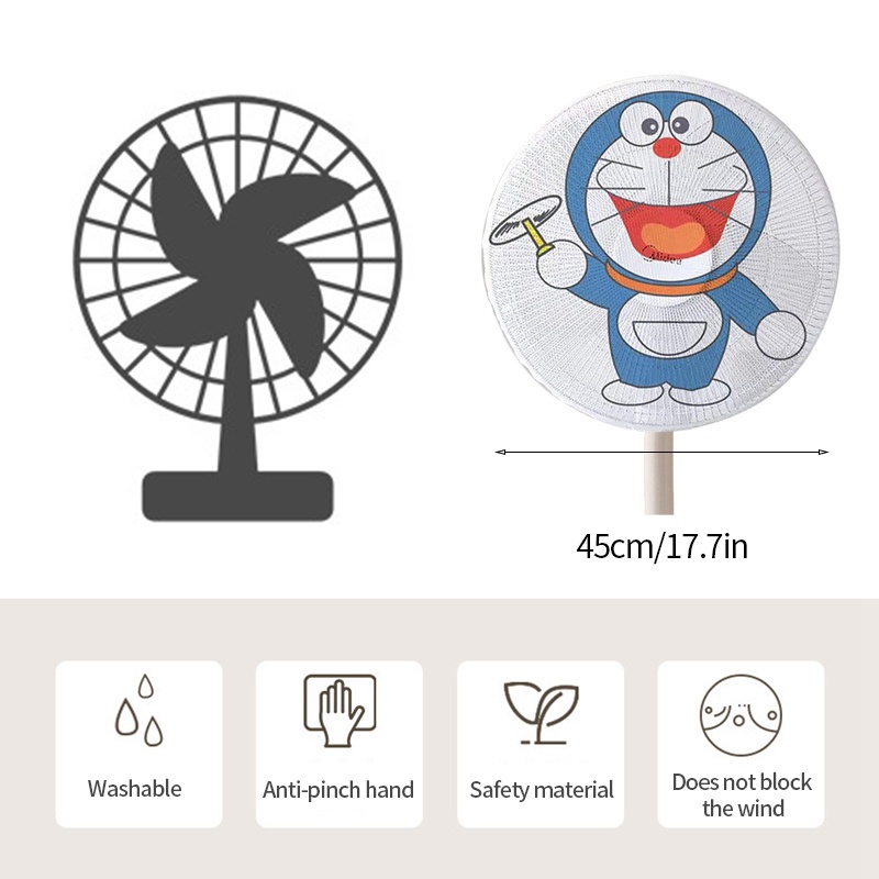 Vỏ Bọc Quạt Điện Chống Thấm Nước / Bụi Bẩn / Chống Mất Kiểu Hoạt Hình
