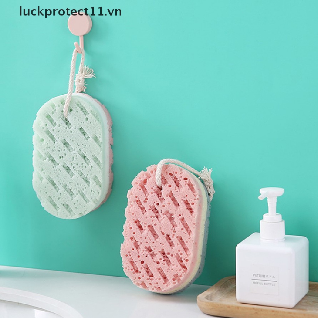 Bông Tắm Cotton Mềm Mát Xa Tẩy Tế Bào Chết Tiện